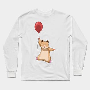 Hamster Balloon Long Sleeve T-Shirt